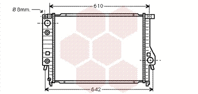 Radiator, engine cooling (06002097)