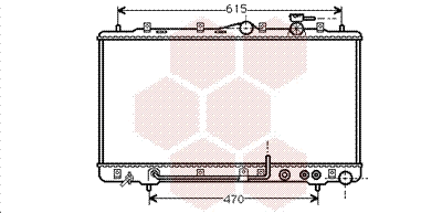 Radiator, engine cooling (82002033)