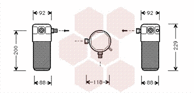 Dryer, air conditioning (8100D021)