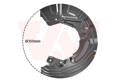 Splash Guard, brake disc (0628372)