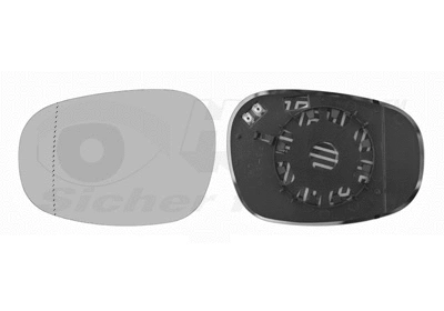 Mirror Glass, exterior mirror (0667835)