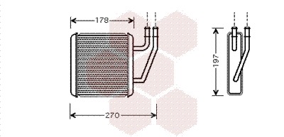 Heat Exchanger, interior heating (58006203)