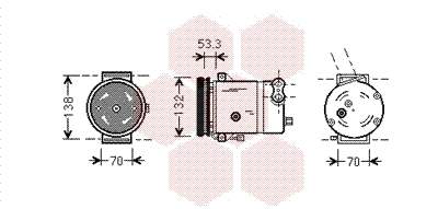 Compressor, air conditioning (8100K018)
