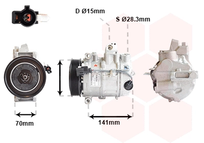Compressor, air conditioning (7701K701)