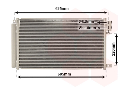 Condenser, air conditioning (01005115)