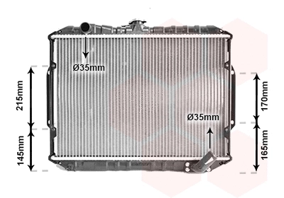 Radiator, engine cooling (32002066)