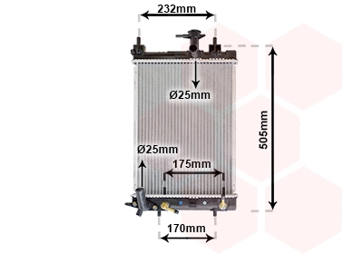 Radiator, engine cooling (11002070)