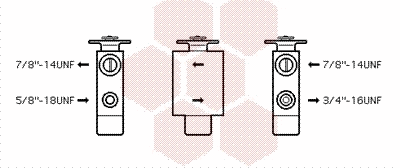 Expansion Valve, air conditioning (30001101)