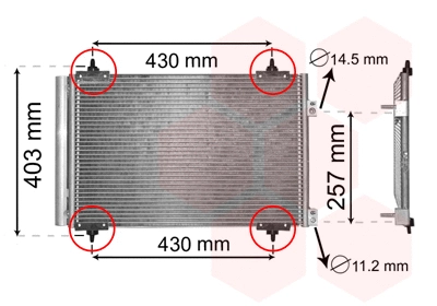 Condenser, air conditioning (09005283)