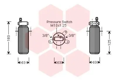 Dryer, air conditioning (4300D337)