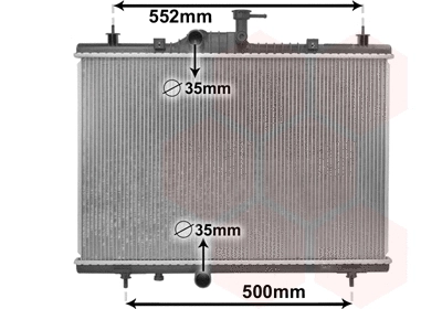 Radiator, engine cooling (43002603)