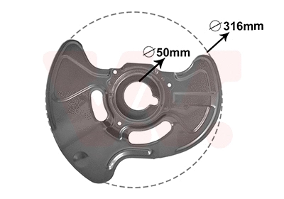 Splash Guard, brake disc (3032372)
