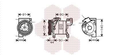 Compressor, air conditioning (1300K322)