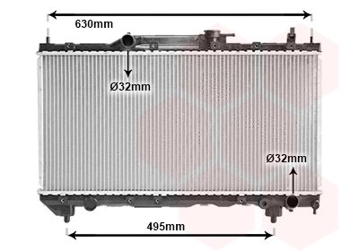 Radiator, engine cooling (53002283)