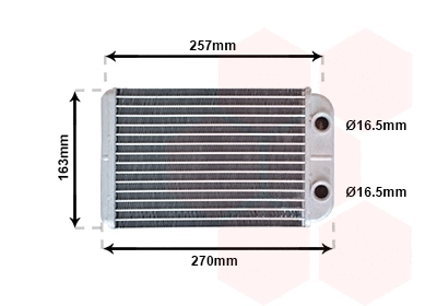 Heat Exchanger, interior heating (17006254)