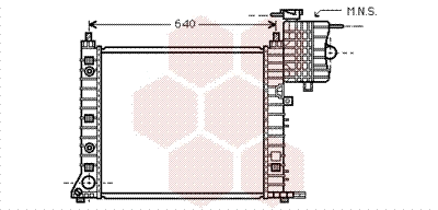 Radiator, engine cooling (30002350)