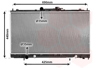 Radiator, engine cooling (32002123)
