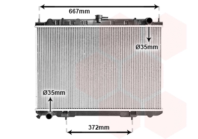 Radiator, engine cooling (13002241)