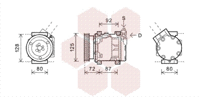 Compressor, air conditioning (4300K468)
