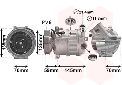 Compressor, air conditioning (0100K145)