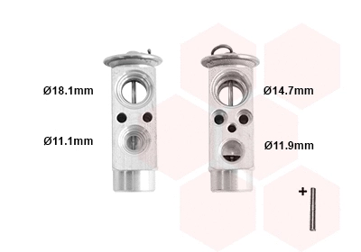 Expansion Valve, air conditioning (30001461)