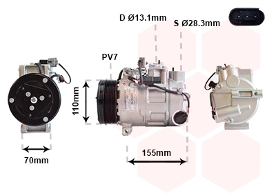 Compressor, air conditioning (3001K712)