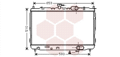 Radiator, engine cooling (83002072)