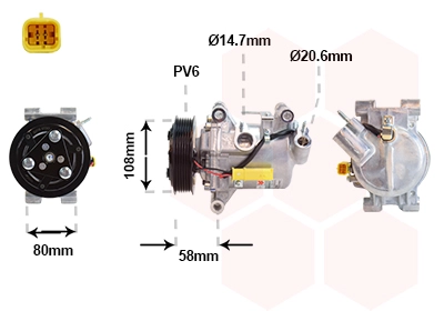 Compressor, air conditioning (0901K702)