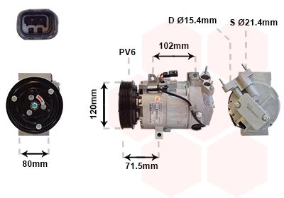 Compressor, air conditioning (4300K393)