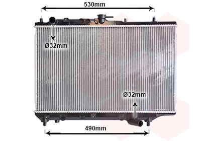 Radiator, engine cooling (27002088)