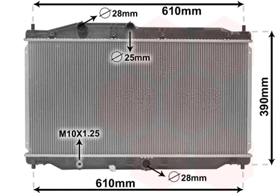 Radiator, engine cooling (25002305)