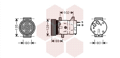 Compressor, air conditioning (4300K367)