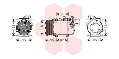 Compressor, air conditioning (1800K393)