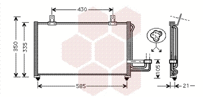 Condenser, air conditioning (83005032)
