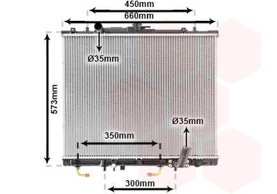 Radiator, engine cooling (32002156)