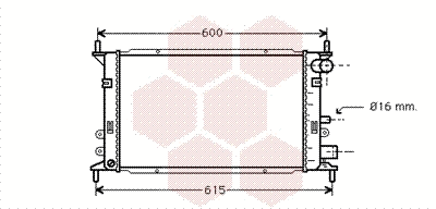 Radiator, engine cooling (18002148)