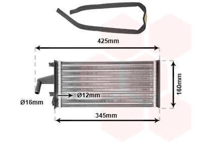 Heat Exchanger, interior heating (28006019)