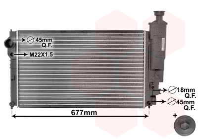 Radiator, engine cooling