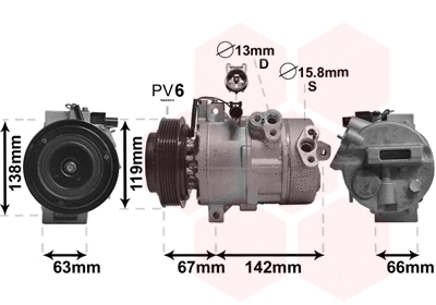 Compressor, air conditioning (8300K216)