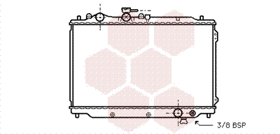 Radiator, engine cooling (27002050)