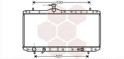 Radiator, engine cooling (52002063)