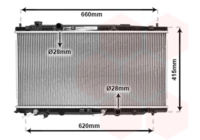 Radiator, engine cooling (25002253)