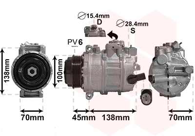 Compressor, air conditioning (5800K384)