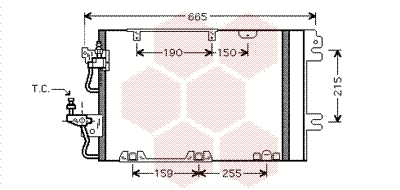 Condenser, air conditioning (37005384)