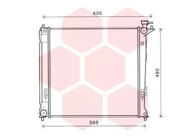 Radiator, engine cooling (82002284)