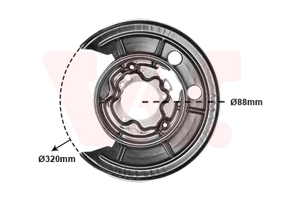 Splash Guard, brake disc (1651373)