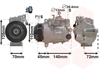 Compressor, air conditioning (3000K705)