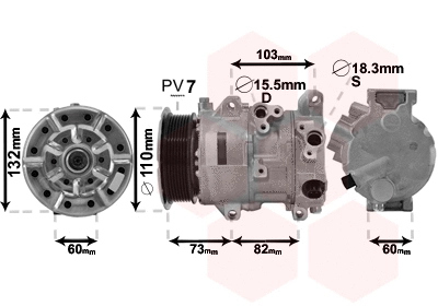 Compressor, air conditioning (5300K685)