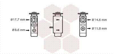 Expansion Valve, air conditioning (30001094)
