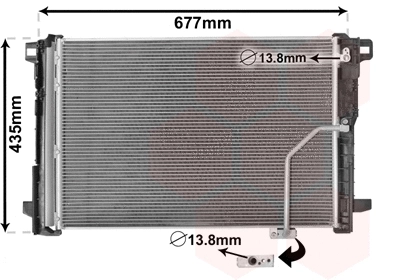 Condenser, air conditioning (30005450)